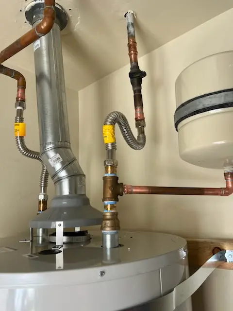 Water heater installation and plumbing repair in Lamington